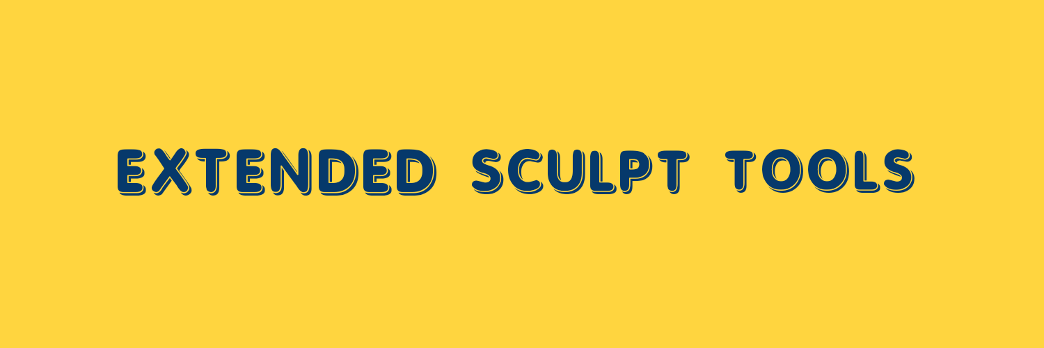 Extended Sculpt Tools- Getting Started